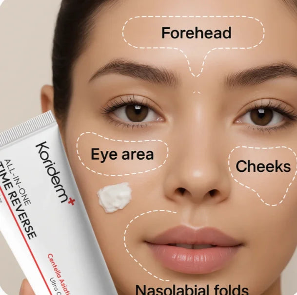 Koriderm Korean Anti-Wrinkle Face Cream – Fast-Absorbing Moisturizer for Women, Anti-Aging Skincare