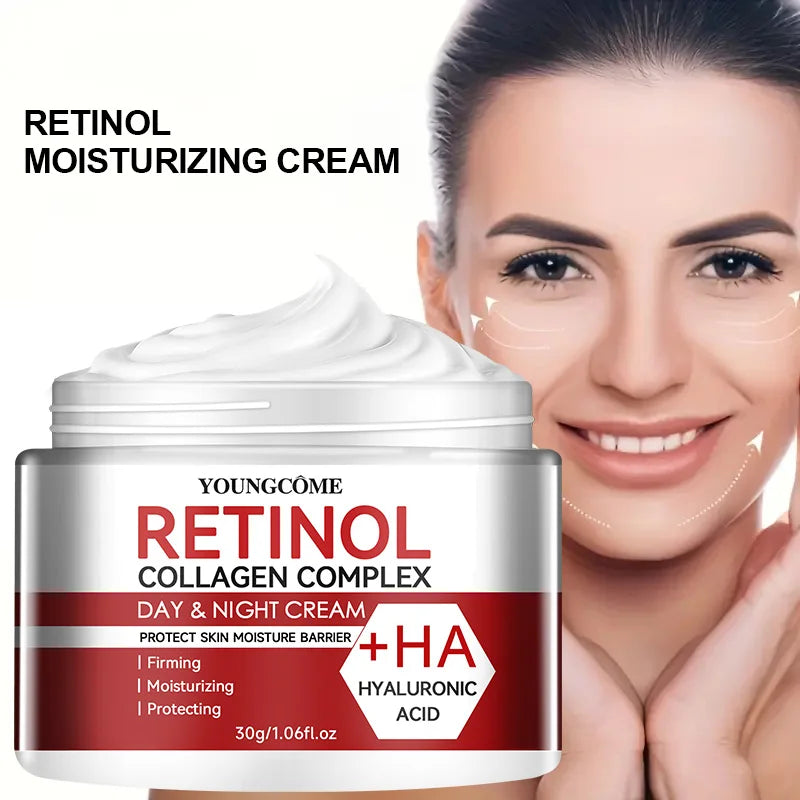 YOUNGCOME Day & Night Retinol Collagen Cream – Anti-Aging Face Cream