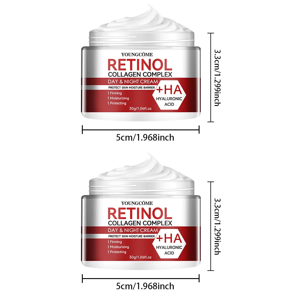 YOUNGCOME Day & Night Retinol Collagen Cream – Anti-Aging Face Cream