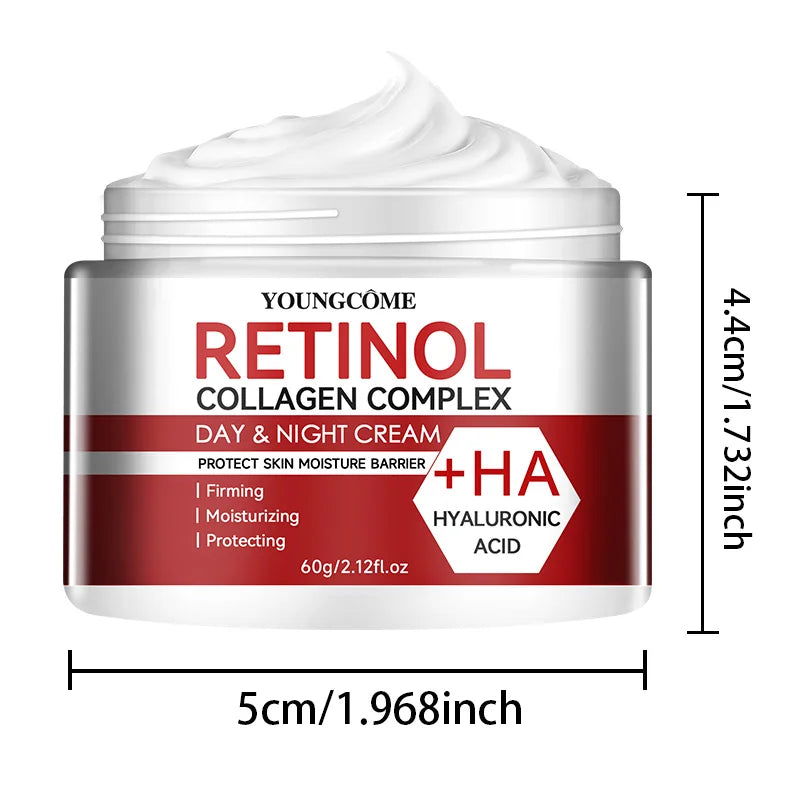 YOUNGCOME Day & Night Retinol Collagen Cream – Anti-Aging Face Cream