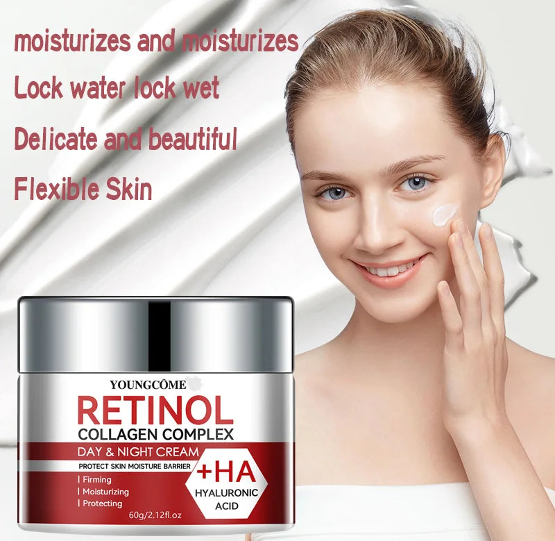 YOUNGCOME Day & Night Retinol Collagen Cream – Anti-Aging Face Cream