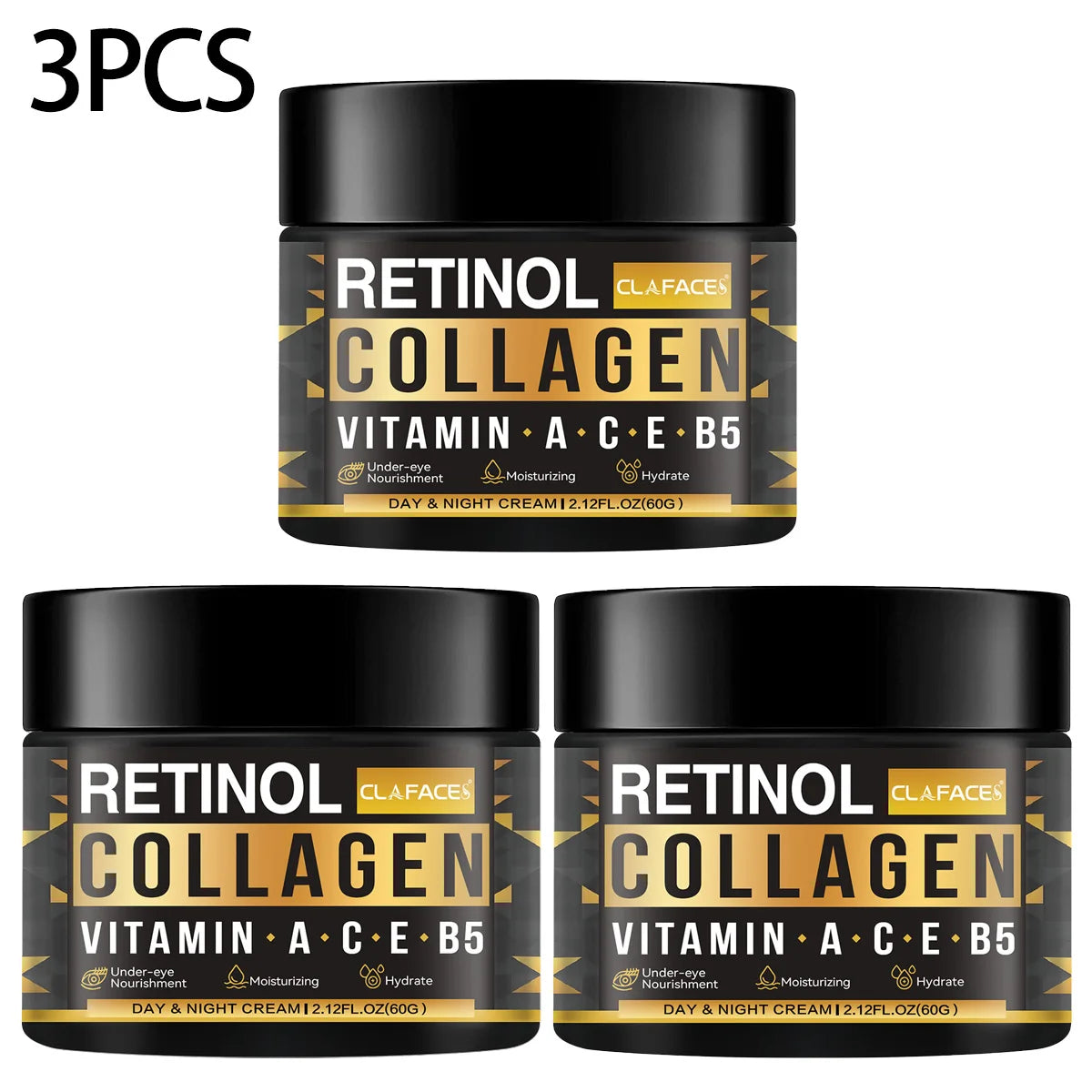 LGRAMER Advanced Retinol Collagen Cream for Men – Reduces Fine Lines & Firms Skin