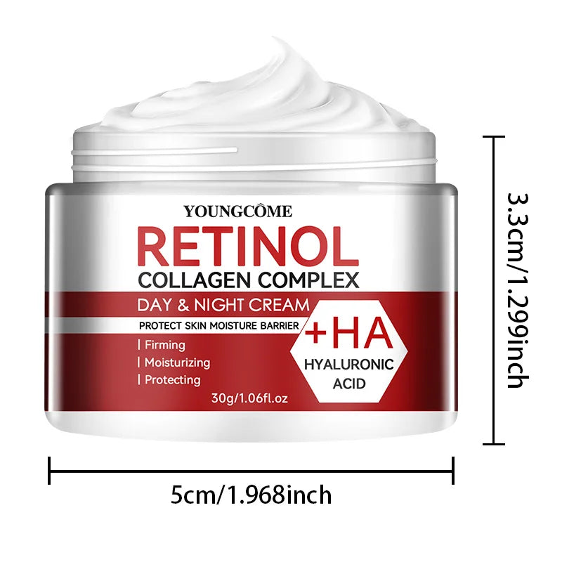 YOUNGCOME Day & Night Retinol Collagen Cream – Anti-Aging Face Cream
